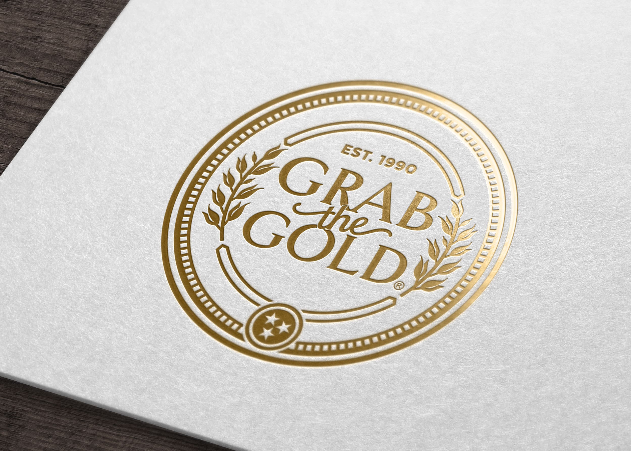 Giant Creative Commerce Grab The Gold Letterpress