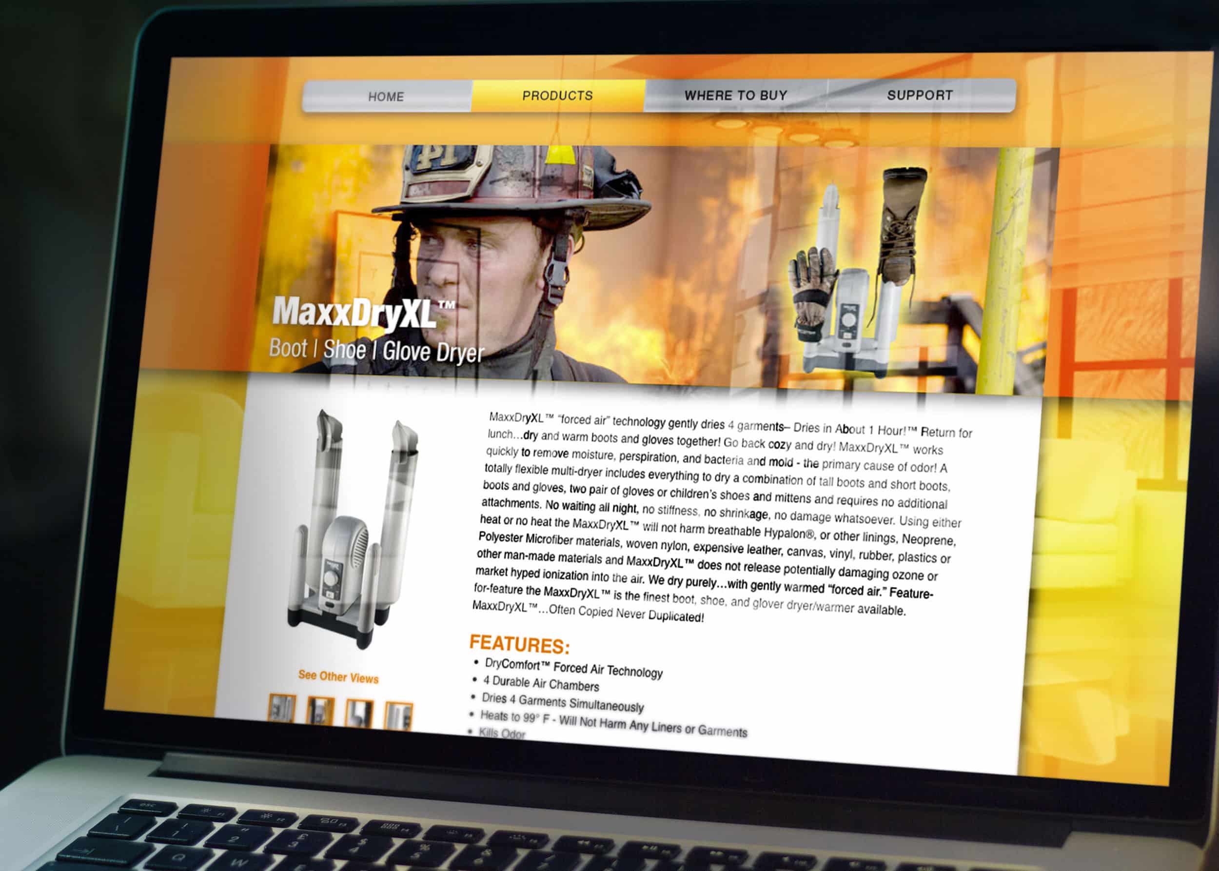 Giant-Is-Maxxdry-Website-Screen