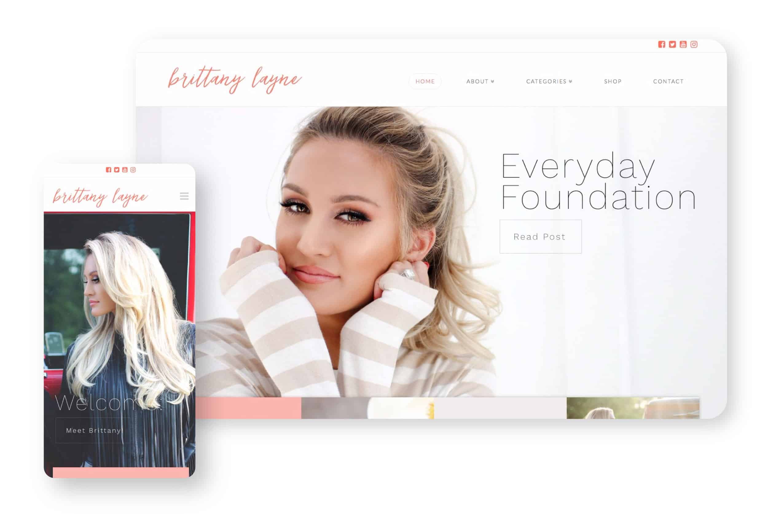 Giant Creative Commerce Website Beauty By Brittany Layne 01