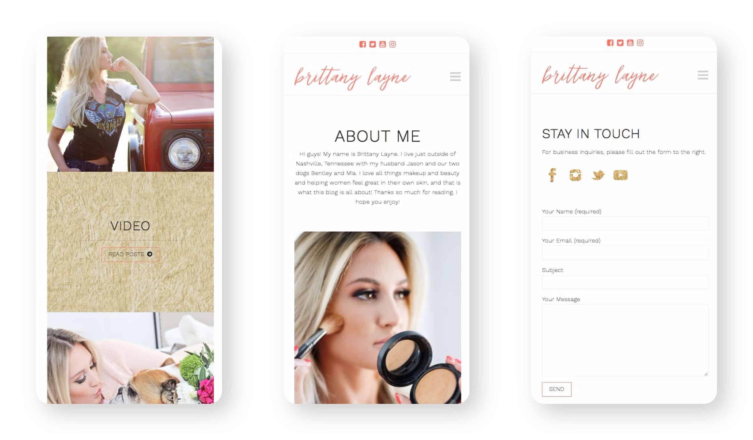 Giant Creative Commerce Website Beauty By Brittany Layne 02