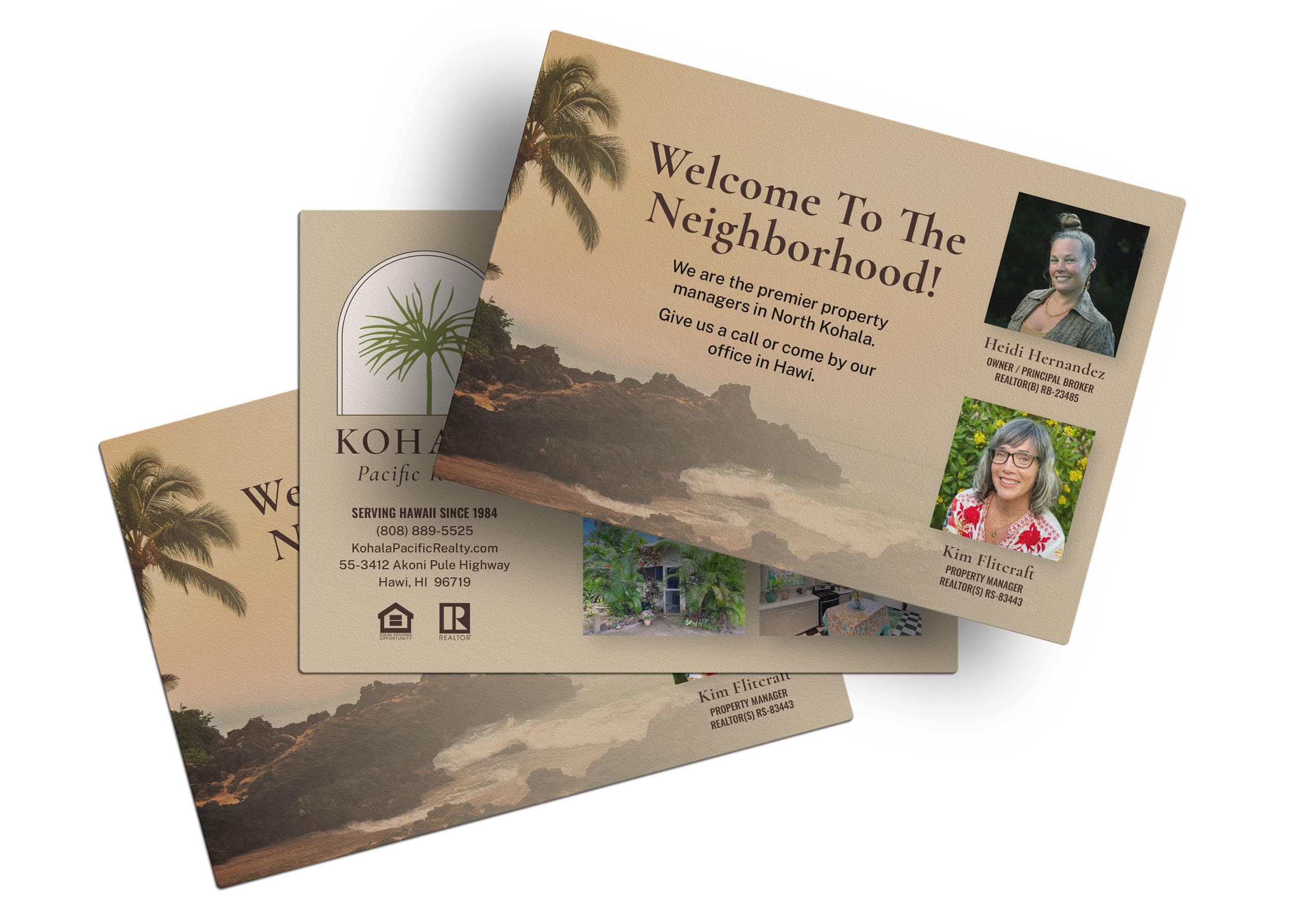 Kohala Pacific Realty Postcard Mockup